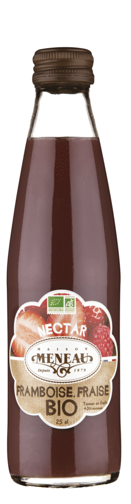 Jus Meneau Fraise-Framboise